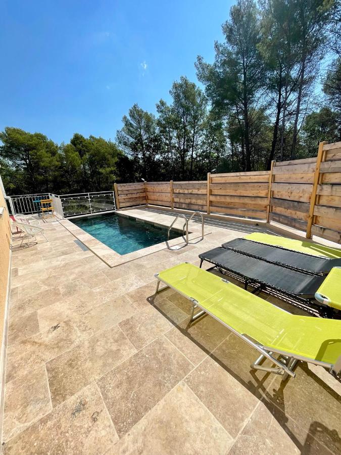 Charmante Maison Climatisee Avec Piscine 德拉吉尼昂 外观 照片